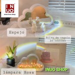 Lámpara - espejo led de tulipanes